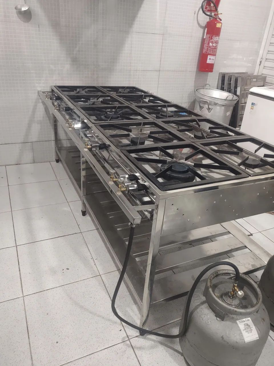 Balcão de inox ,pia de inox , Coifa  - Foto 2