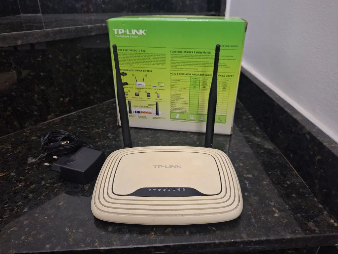 Roteador TP-LINK  Wireless N 300 Mbps - Novo - Foto 3