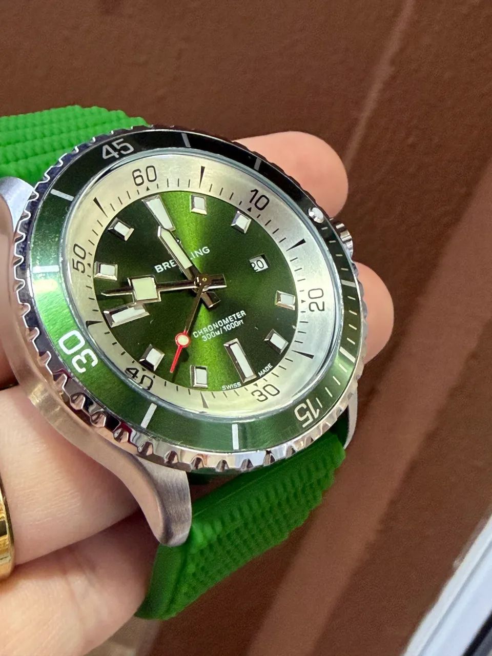 Relogio Breitling Verde - Foto 5