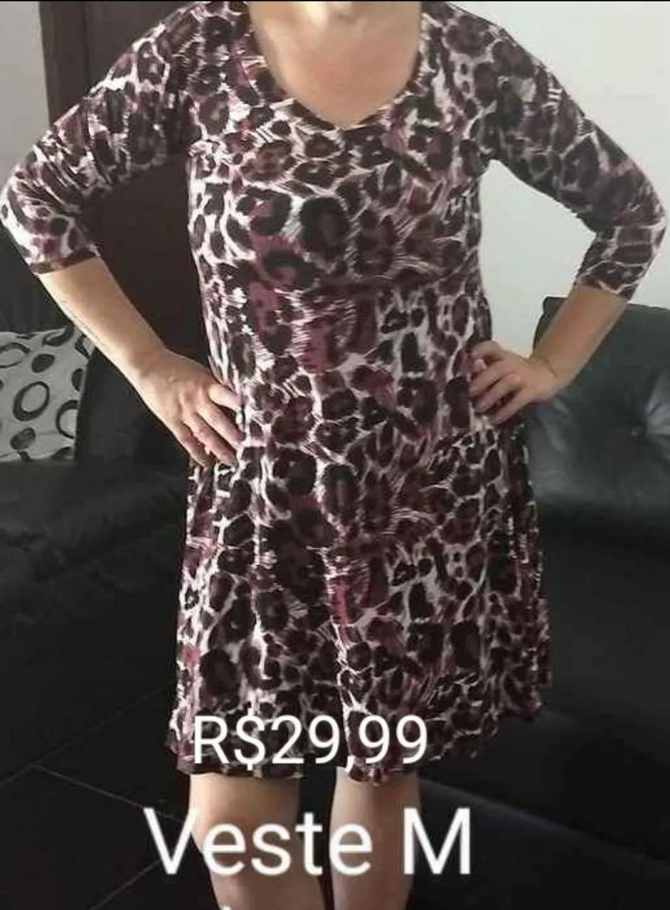 Lote com seis vestidos veste M  - Foto 3