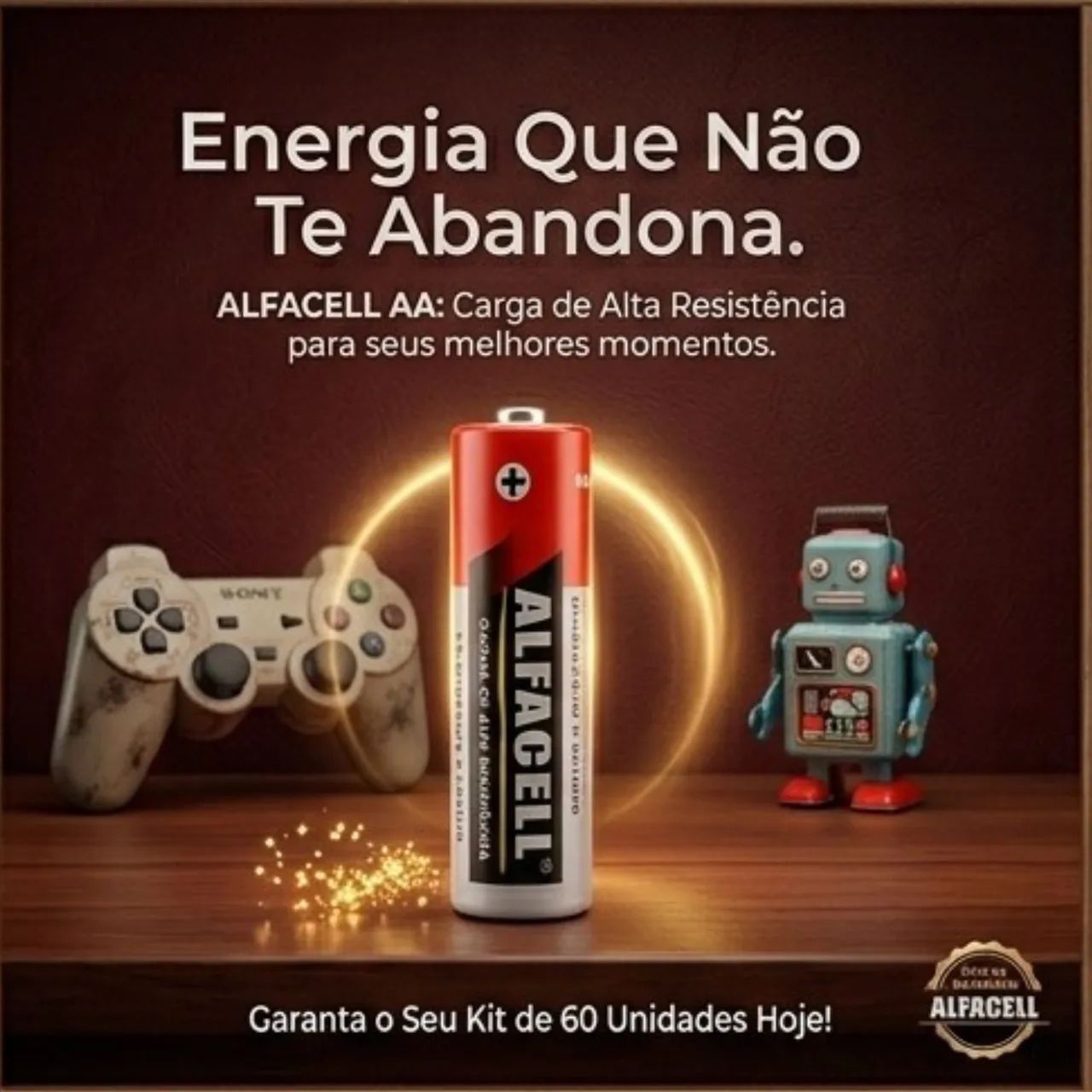 Kit 60 Pilha AA Pequena Afacell - Foto 3