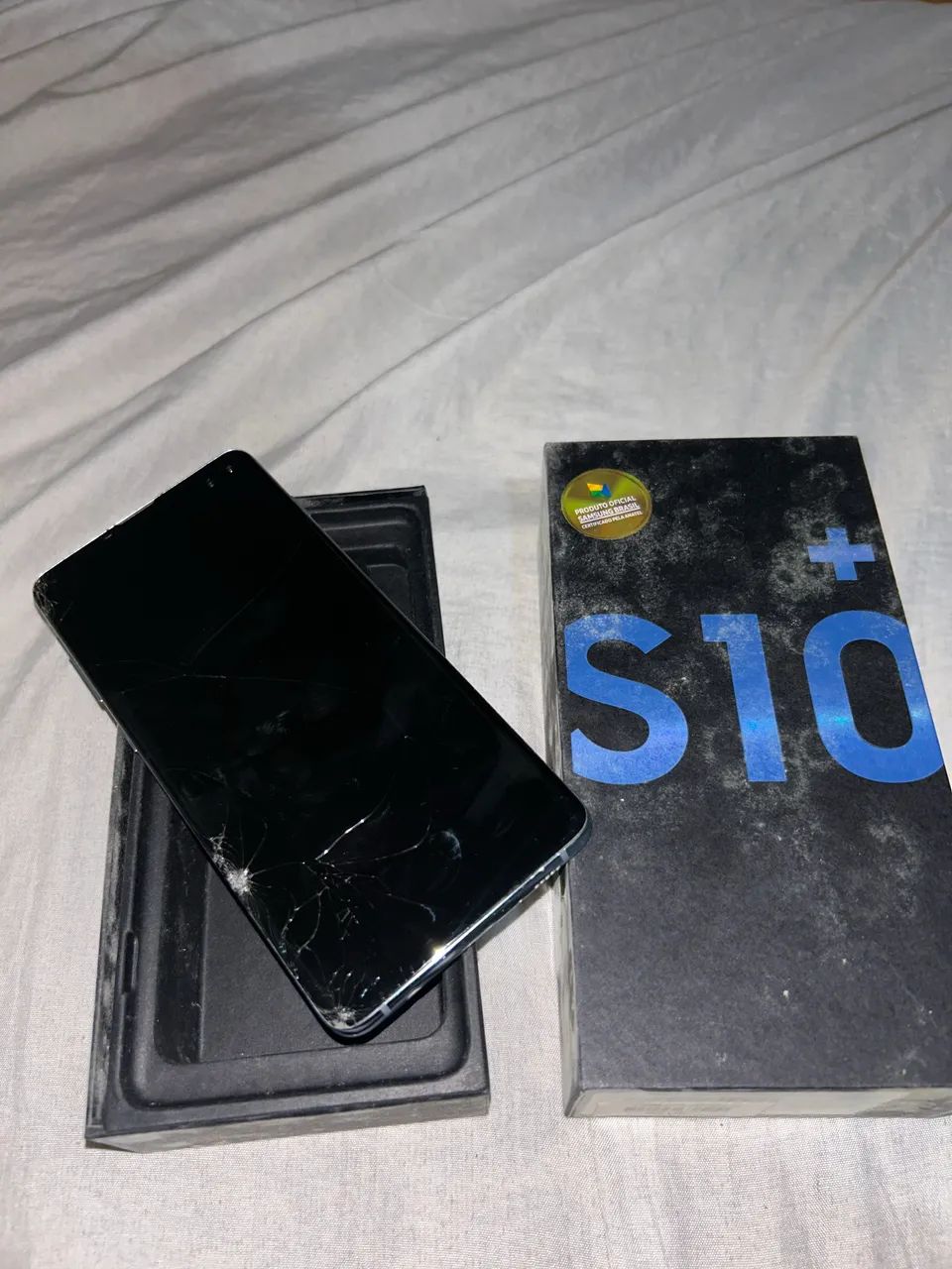 S10+ com tele e display quebrados - Foto 2