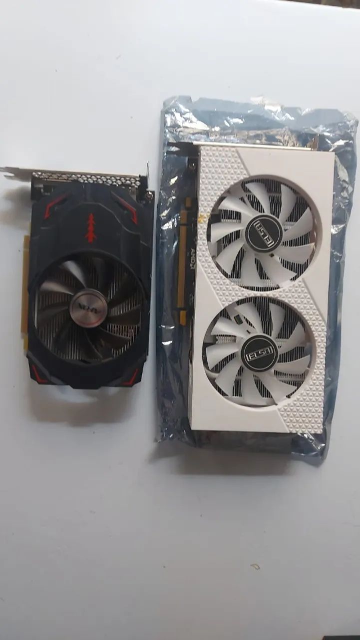 2 Placa de video RX580 Com defeito