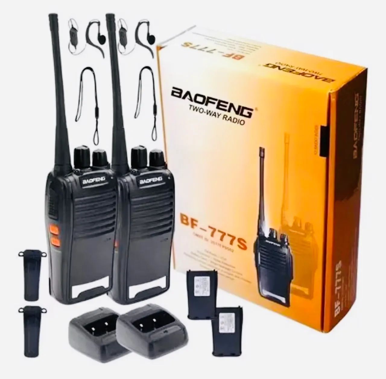 Kit 2 rádios comunicadores Baofeng 777s  - Foto 3