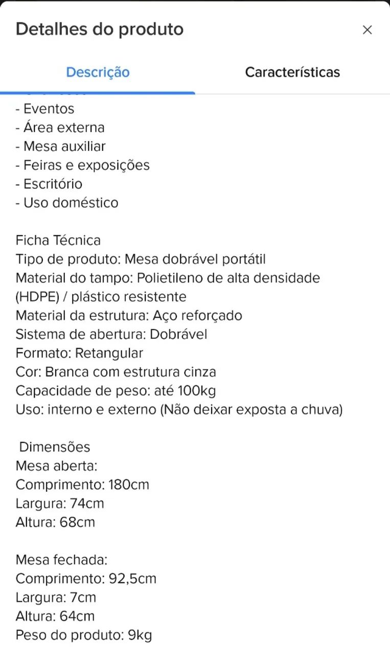 Mesão e Cadeiras novinhos - Foto 4
