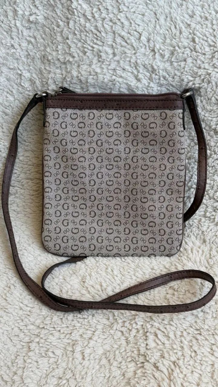 Bolsa Transversal Guess Original - Marrom - Foto 3