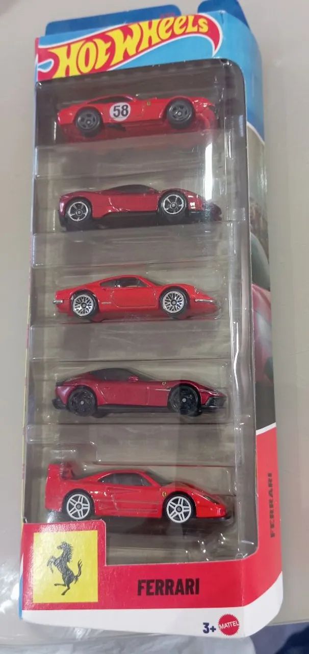 Hot Wheels フェラーリ ミニカーセット Hot Wheels pack ferrari - Hobbies e coleções - Adhemar Garcia