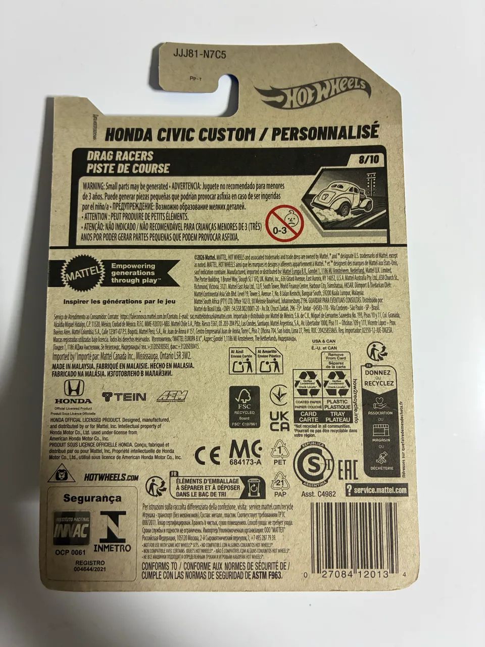 Hot Wheels Honda Civic Custom  - Foto 3