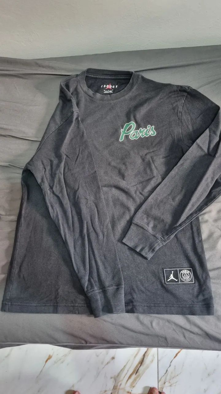Camisa PSG x Jordan Manga Longa - Foto 2