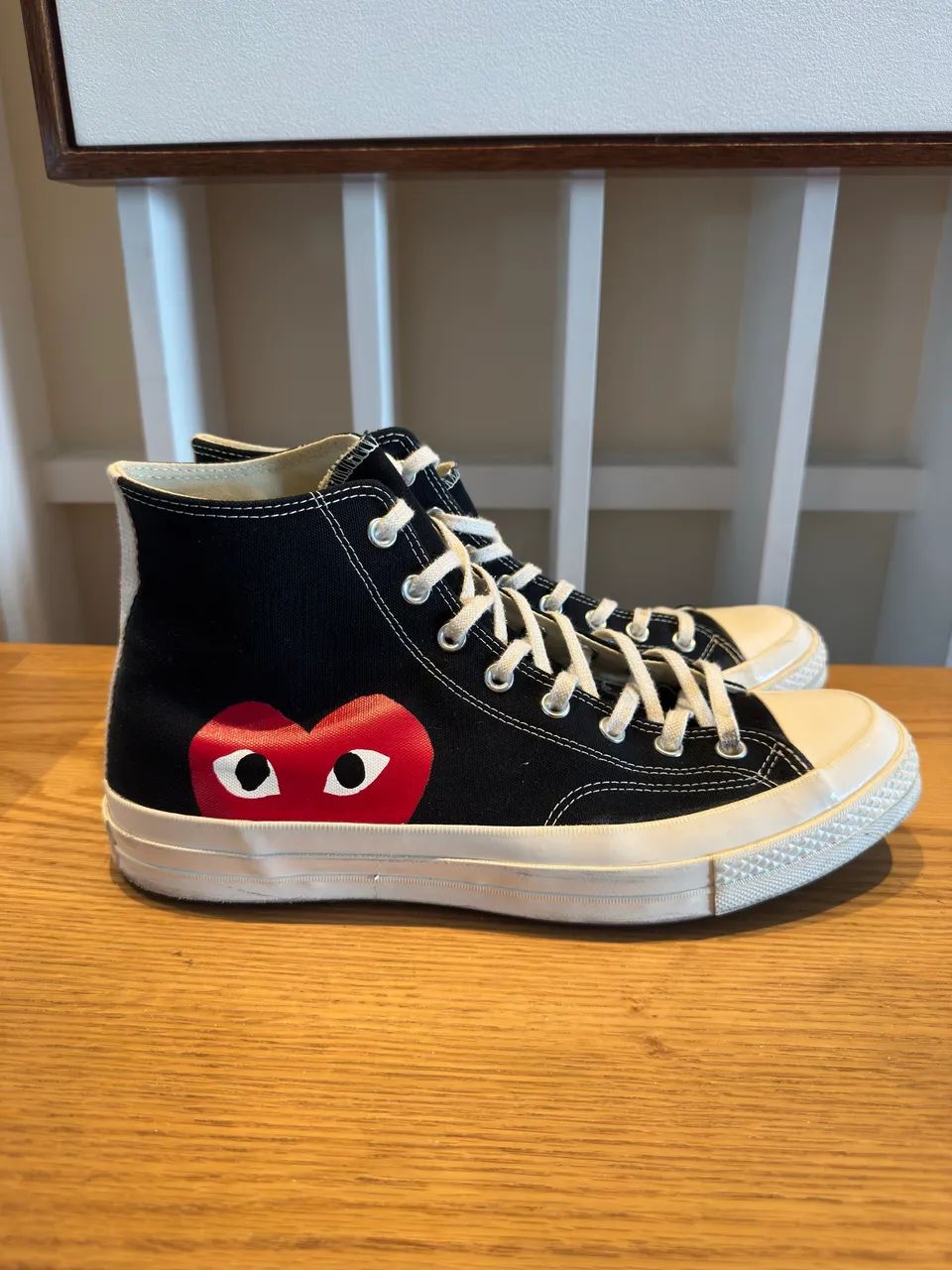 COMME DES GARÇONS PLAY X CONVERSE CHUCK 70 BLACK