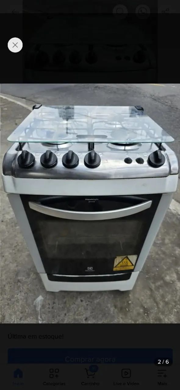 Fogão Electrolux 4 bocas automático  - Foto 2
