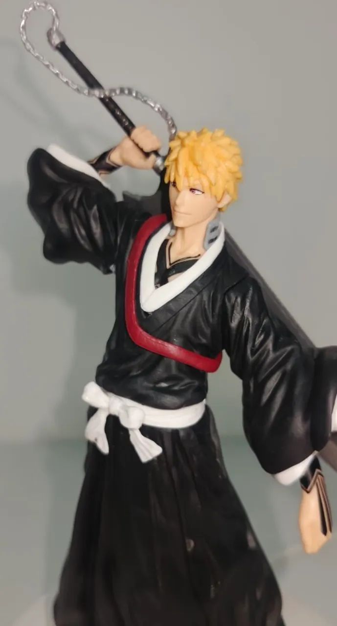 Action figure Ichigo Shikai Bleach linha Solid and Soul - Foto 5