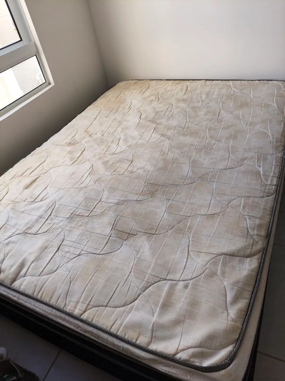 Cama Casal - Base + colchão de molas - Foto 3