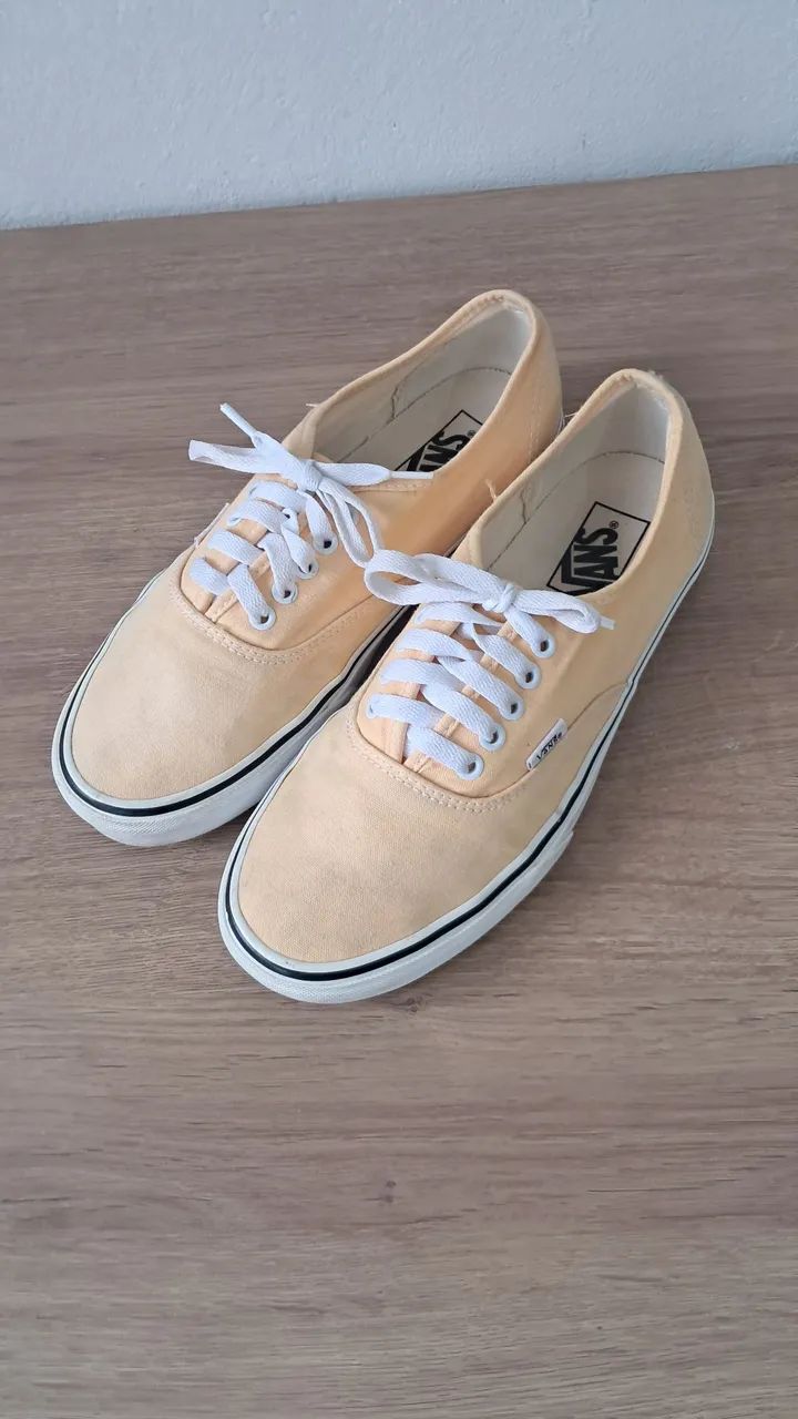  IMPERDIVEL Tênis Vans Authentic Amarelo Original 