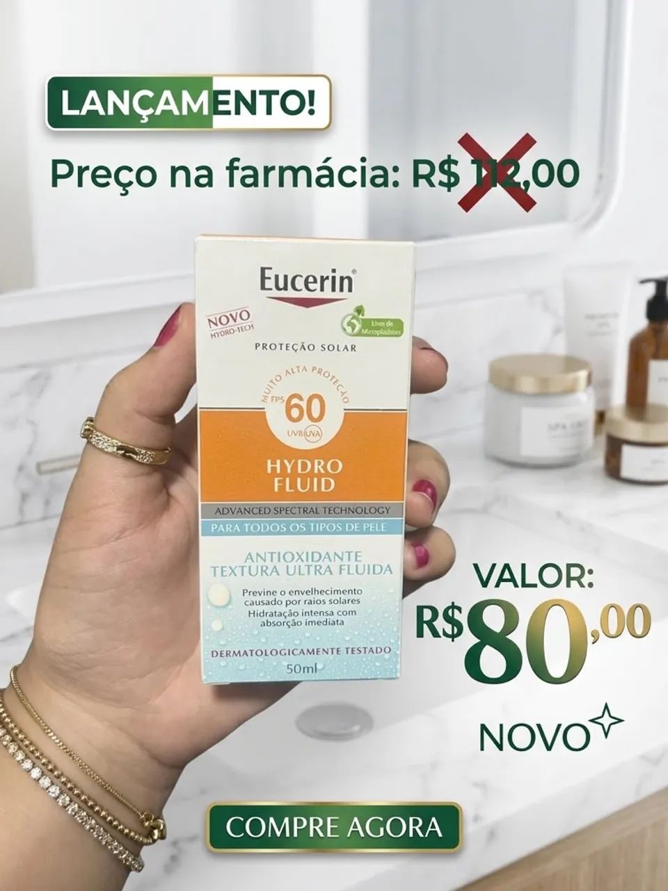 DERMOCOSMÉTICO NOVO!