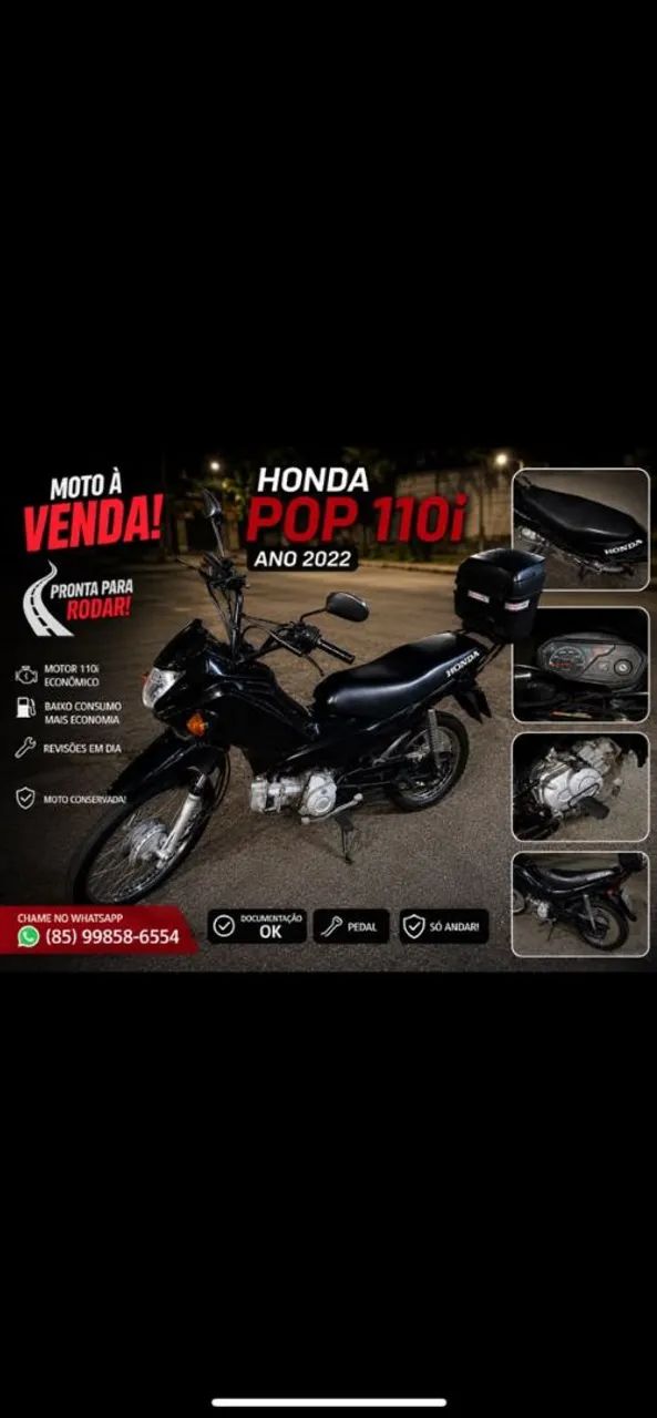 Vendo pop 110i 2022