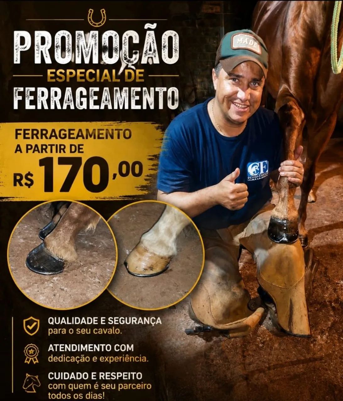 Ferrageamento em animais 