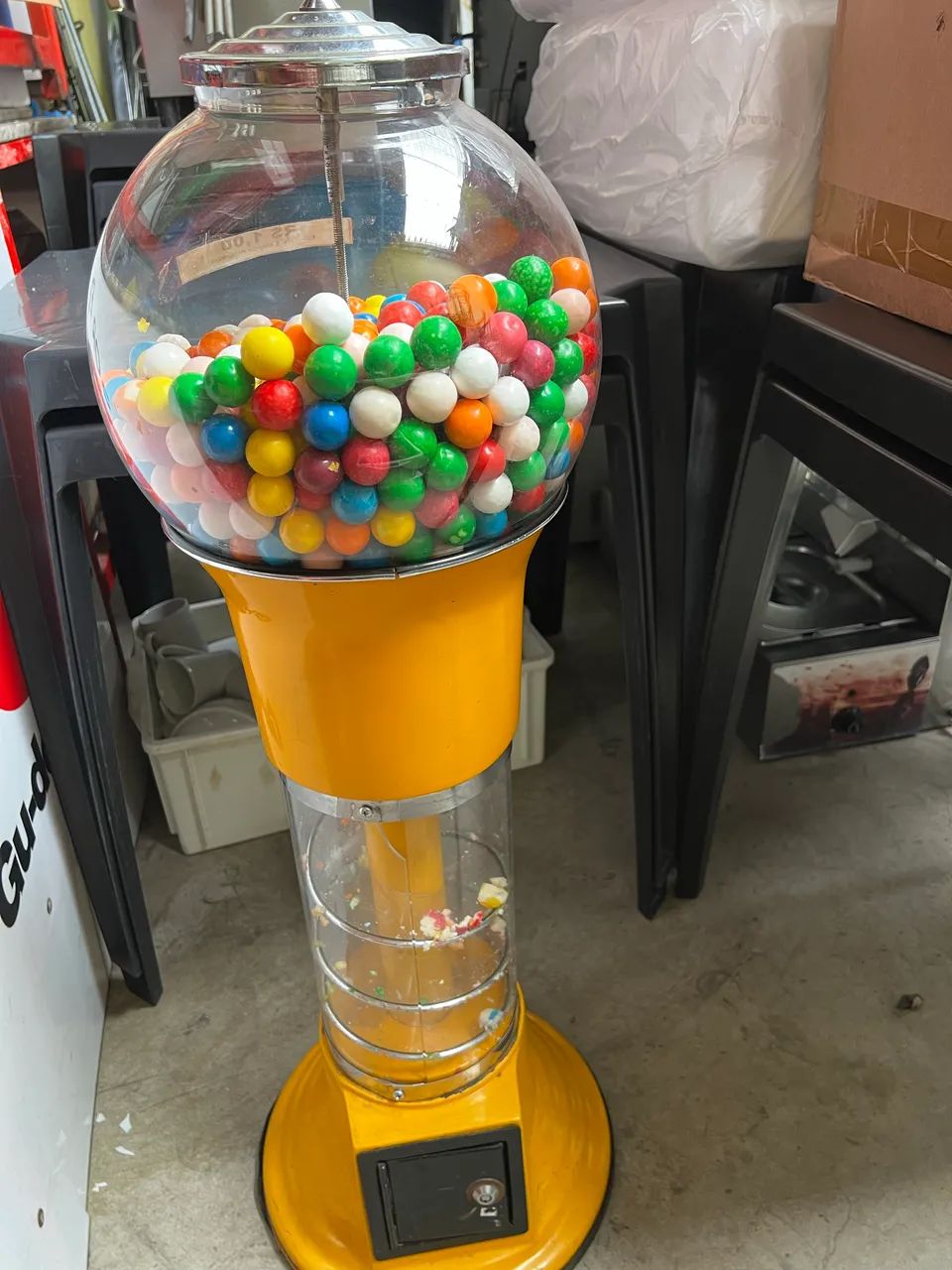 Máquina de bolinha em espiral