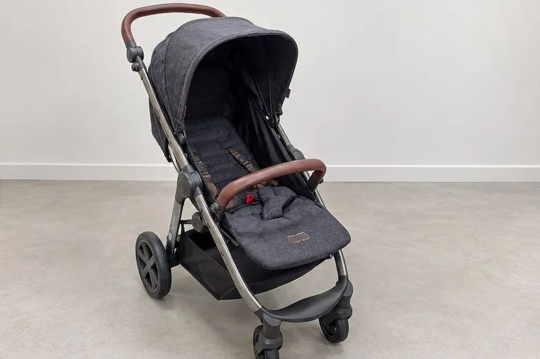 carrinho de bebe abc design cinza - Foto 3