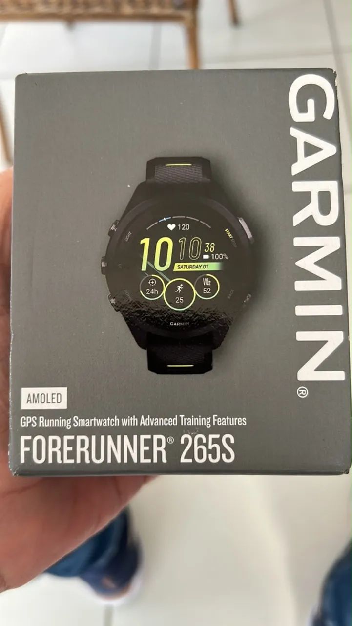 Relógio Garmin Forerunner 265S lacrado