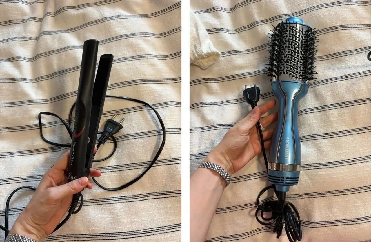 Escova secadora + chapinha