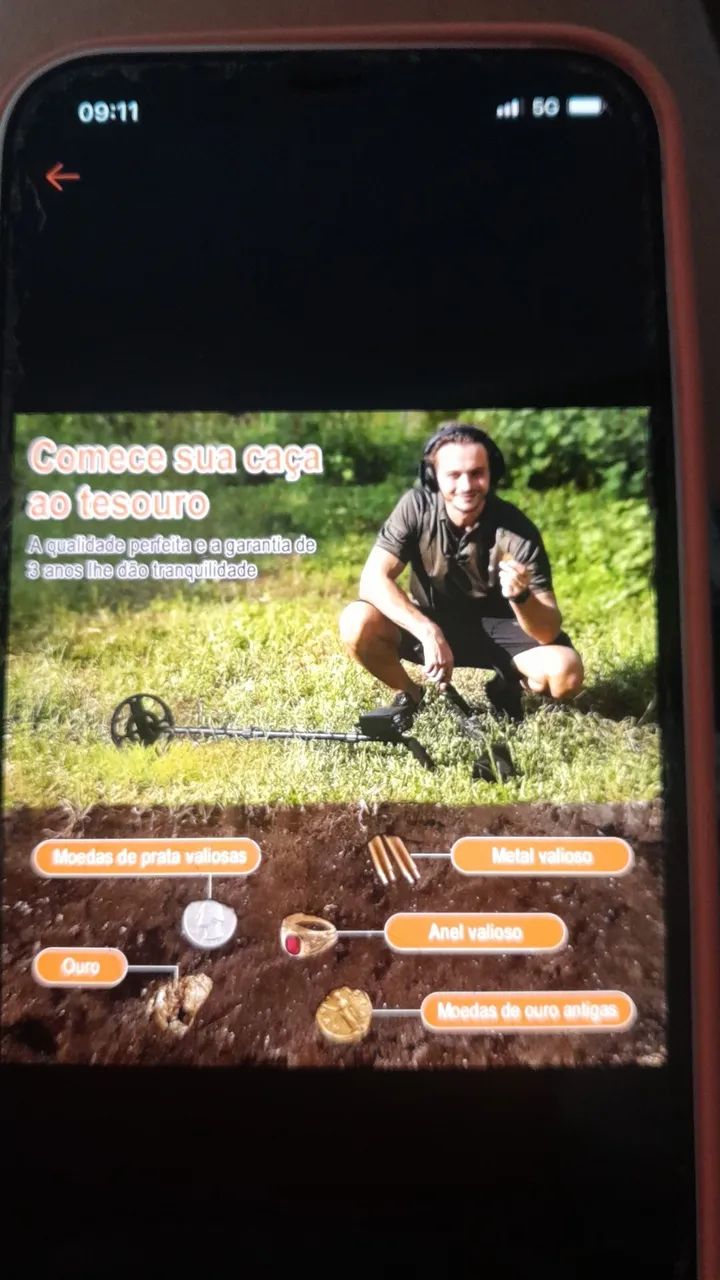 Vendo detector de metais novo - Foto 2