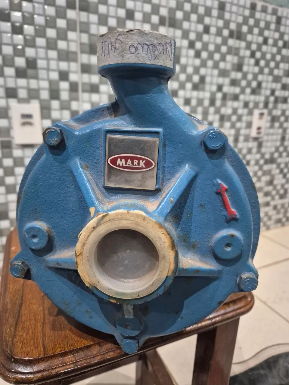 Bomba d'água 2cv centrífuga monofasica mark 127V/220v - Foto 5