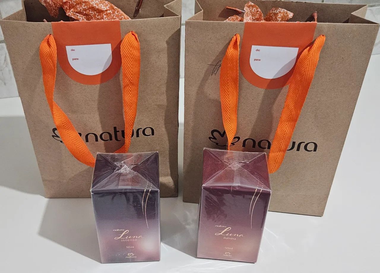 Perfumes Natura - 100 reais cada (novos, lacrados na caixa