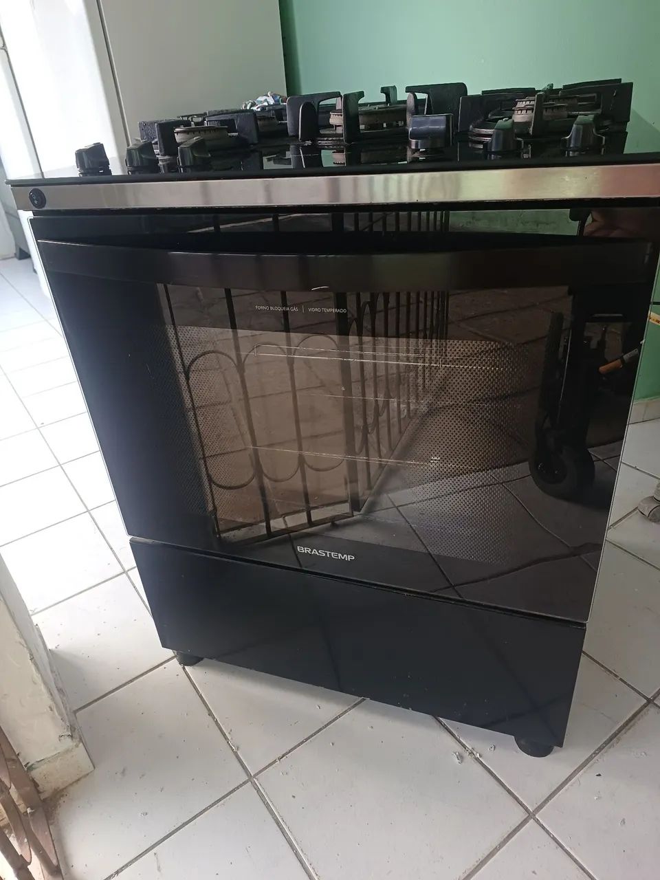 Fogão automático mesa de vidro 