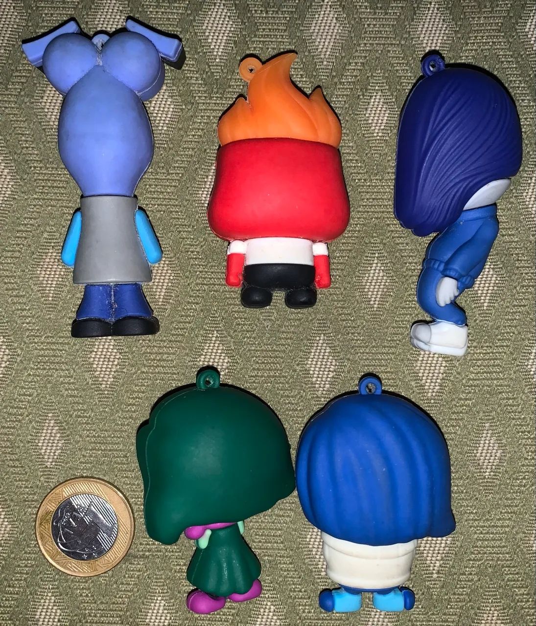 5 Figuras Divertida Mente ótimo estado impecáveis - Foto 3