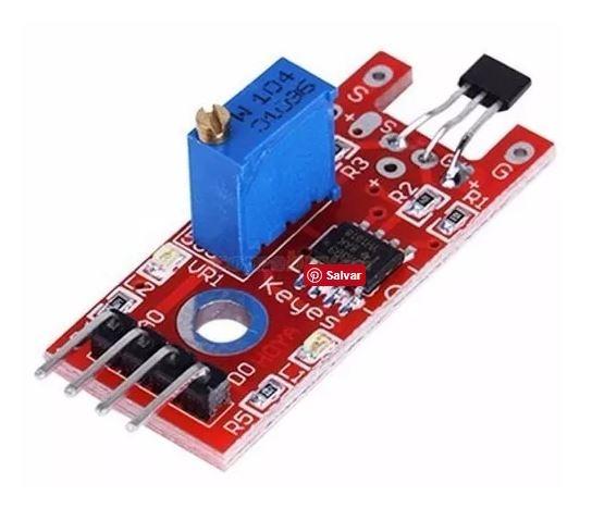 COD-AM90 Sensor Hall Magnético Rpm Esp8266 Arduino Automação Robotica