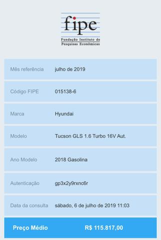 Vendo New Tucson Turbo 2.018 com Teto Panorâmico - Foto 9