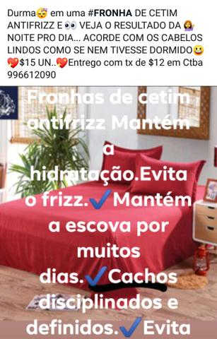 Toucas e fronhas de cetim