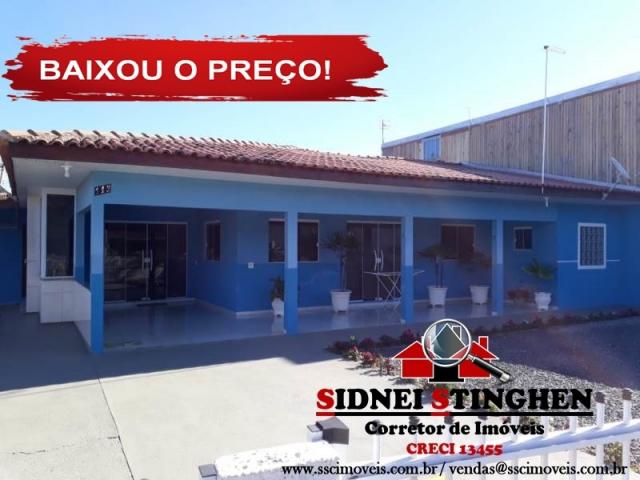Oportunidade! excelente casa com 146 m², na praia de bal. barra do sul - sc.