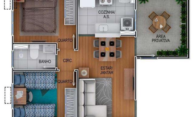 Residencial Porto Amalfi - Apartamento 2 quartos em Gravataí, RS - ID3932 - Foto 6