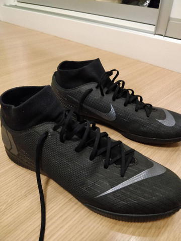 chuteira nike futsal cano alto superfly