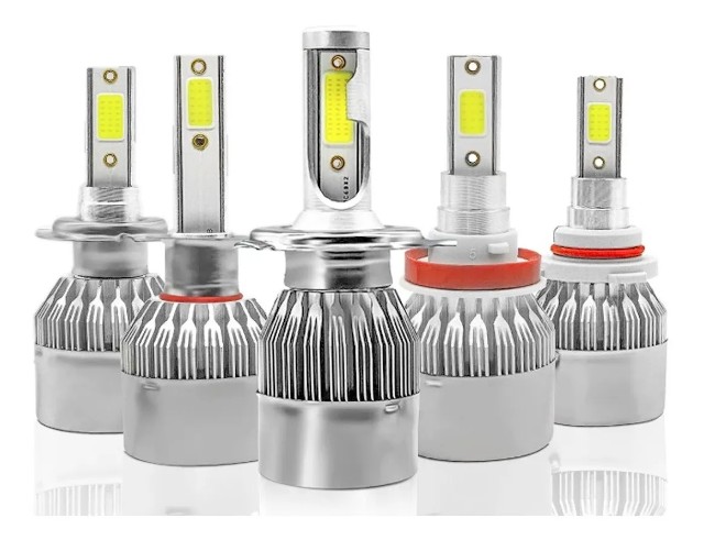 Kit Lampada Led 72w 6000k 7200 Lumens Super Branca