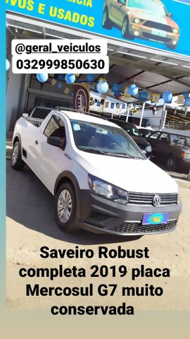 SAVEIRO ROBUST 2019 COMPLETO EXCELENTE