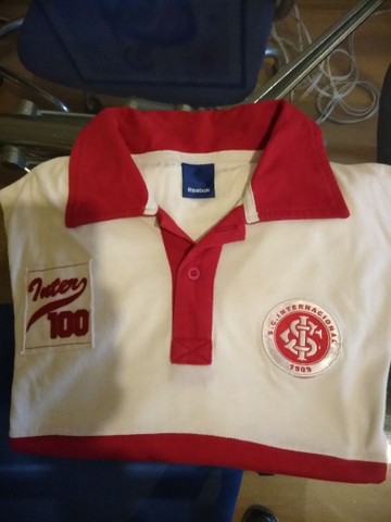 CAMISA MANGA LONGA INTER 100 ANOS - TAMANHO M - REEBOK  - Foto 2