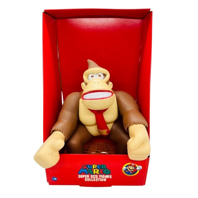 Boneco Donkey Kong Articulável 23cm Action Figure Colecionável Infantil Vinil Brinquedo