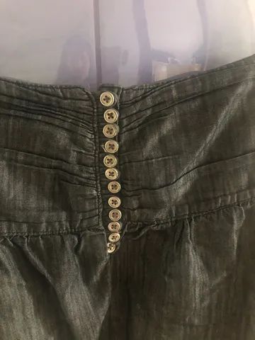 Saia jeans cinza escuro (numero 40)  - Foto 2