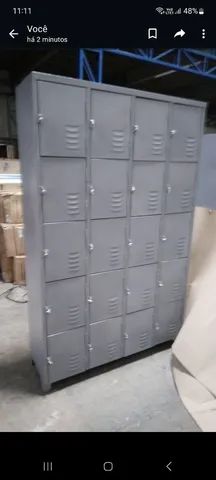 Roupeiro de aço 20 portas pequenas.( só novos  ) - Foto 4