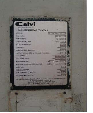 Prensa Mecânica Calvi 400 Ton - Foto 2