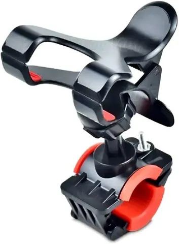 Suporte celular com garra para guidão de bike bicicleta regulável 