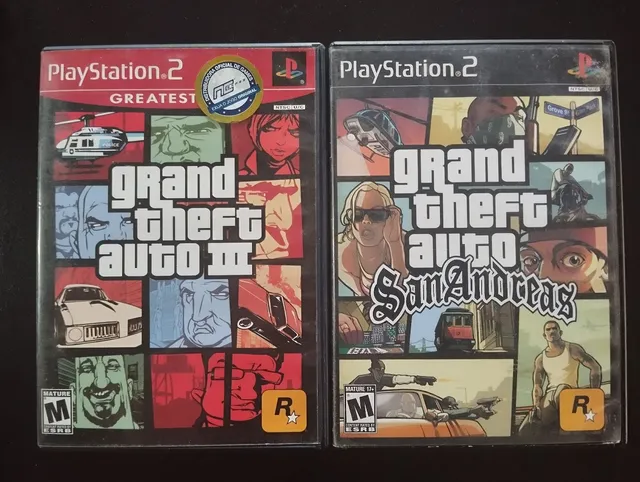 Grand Theft Auto: San Andreas - Jogo PS2 Míidia Física em Promoção na  Americanas