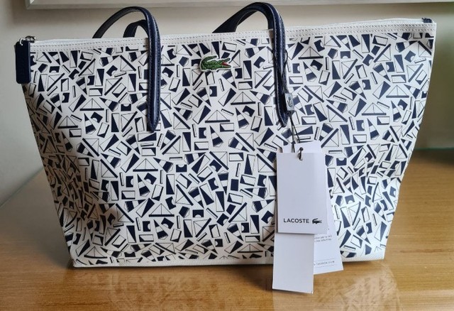 Bolsa Lacoste Original Split Cow Leather Nf1164
