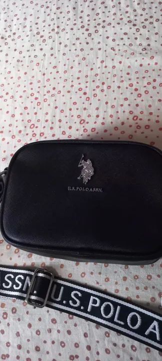 Bolsa de Ombro U.S. Polo Assn. Preta