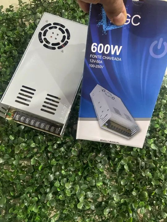 Fonte 50w 12V 100-250V ideal P/ligar 50 Câmera (Nova) 