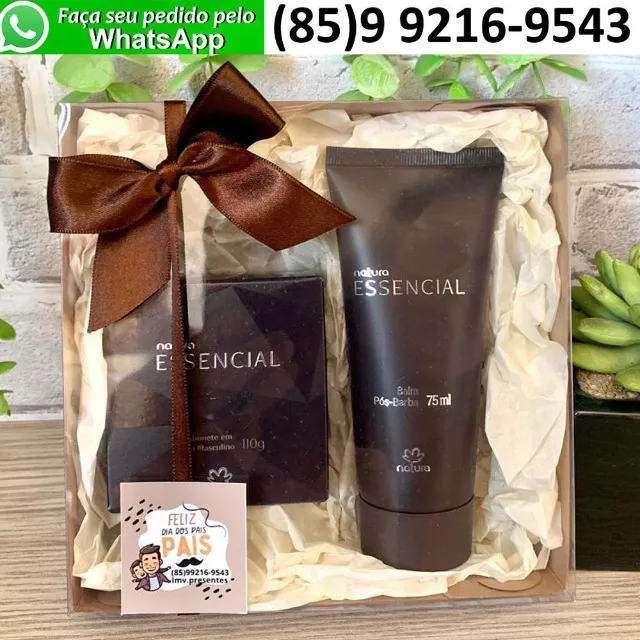 Kit Presente para o Dia dos Pais Balm pós Barba + Sabonete em Barra Natura