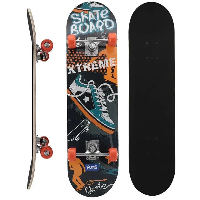 Skate Infantil Life Style Xtreme Funs Wb10064 Old Sh 79x20cm - Foto 2